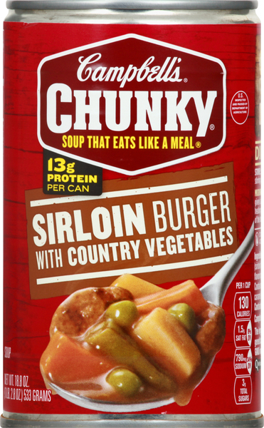 CAMPBELLS Soup, Sirloin Burger with Country Vegetables