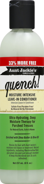 Aunt Jackies Leave-In Conditioner, Moisture Intensive, Quench