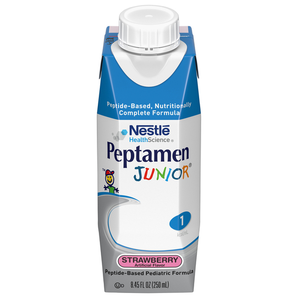 Peptamen Pediatric Formula, Peptide-Based, Strawberry