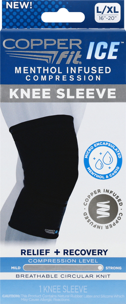 Copper Fit Knee Sleeve, L/XL, Unisex « Discount Drug Mart