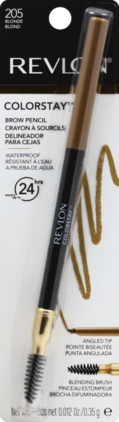 Revlon Brow Pencil, Waterproof, Blonde 205