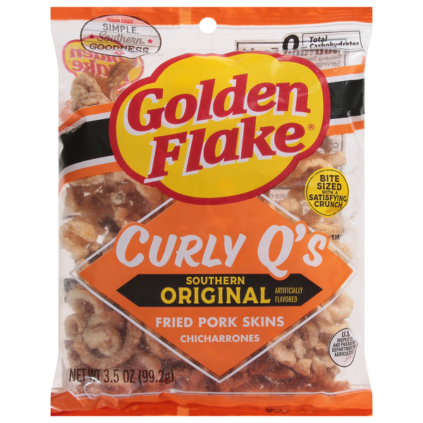 Golden Flake Chicharrones, Southern, Original