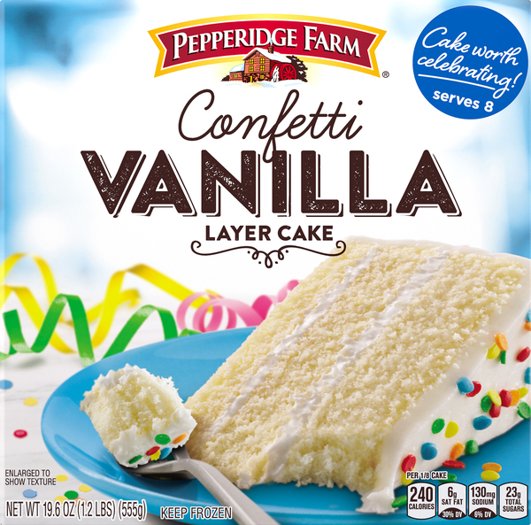 PEPPERIDGE FARM Layer Cake, Confetti Vanilla