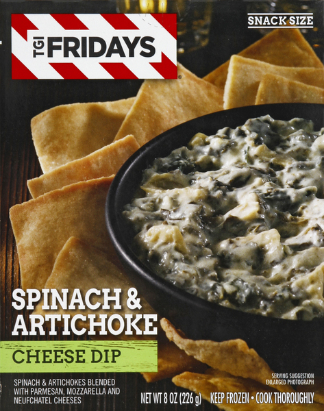 T.G.I. Friday's Cheese Dip, Spinach & Artichoke, Snack Size