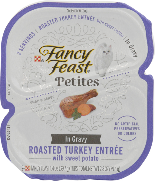 Fancy Feast Cat Food, In Gravy, Roasted Turkey Entree with Sweet Potato