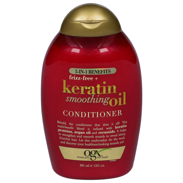 Ogx Conditioner, Frizz-Free + Keratin Smoothing Oil