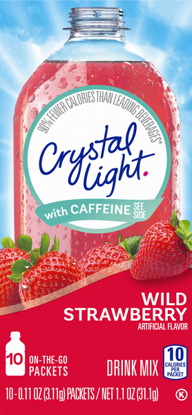 Crystal Light Sugar Free Wild Strawberry Powdered Drink Mix