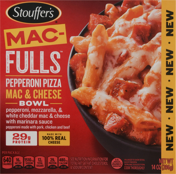 Stouffer's Mac & Cheese Bowl, Pepperoni Pizza