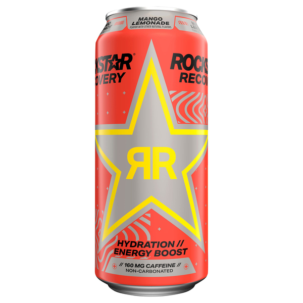 Rockstar Energy Drink, Mango Lemonade, Recovery