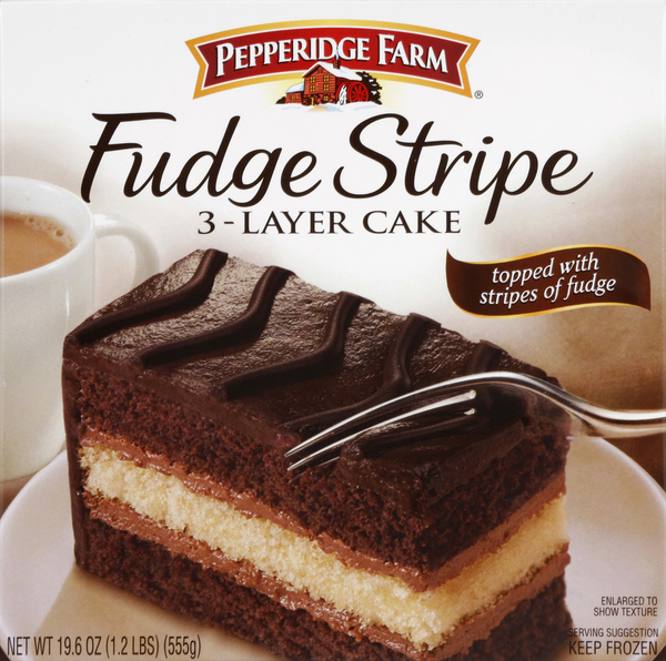 PEPPERIDGE FARM Cake, 3-Layer, Fudge Stripe
