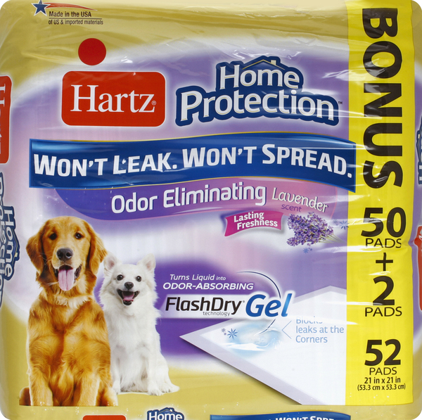 Hartz Dog Pads, Odor Eliminating, Lavender Scent