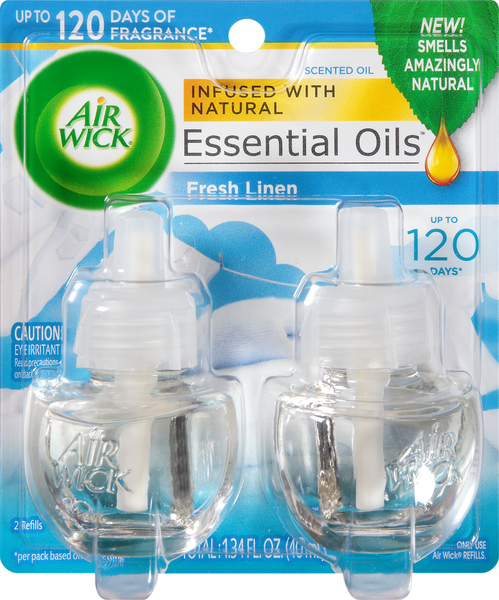 Air Wick Scented Oil Refills, Fresh Linen