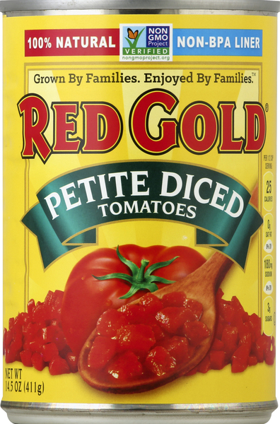 Red Gold Tomatoes, Petite Diced