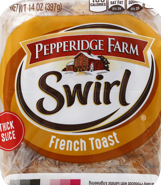 PEPPERIDGE FARM Bread, French Toast Flavored, Thick Slice