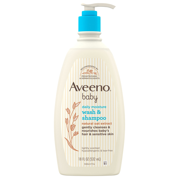 Aveeno Wash & Shampoo, Daily Moisture