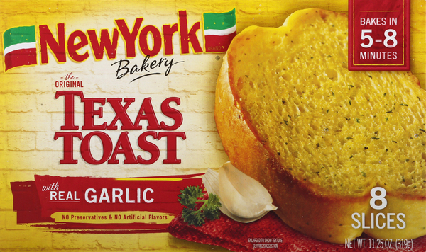 New York Bakery Texas Toast, The Original, with Real Garlic