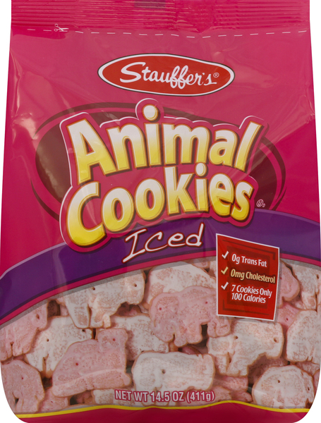 Stouffer's Animal Cookies, Iced