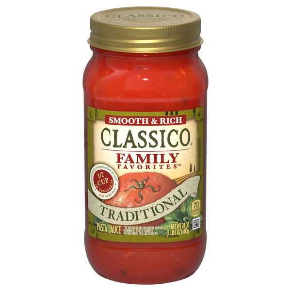 Classico Pasta Sauce, Traditional, Smooth & Rich