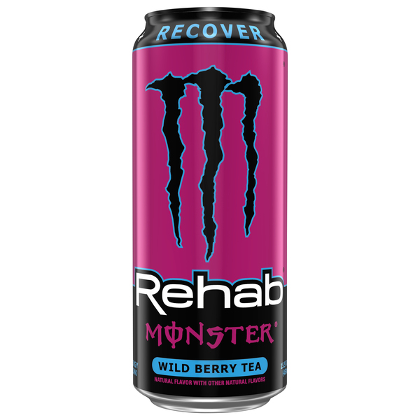 Rehab Monster Energy Drink, Wild Berry Tea