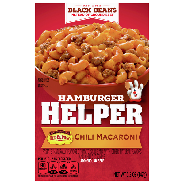 Hamburger Helper Pasta & Sauce Mix, Chili Macaroni