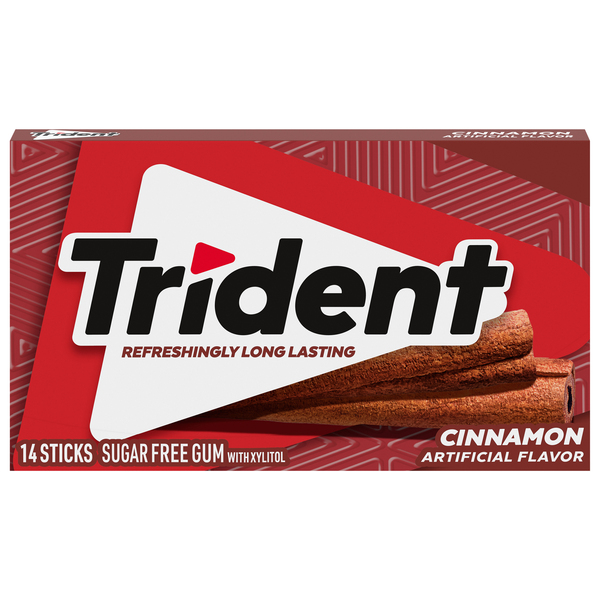 Trident Sugar Free Gum Cinnamon - 14 PC