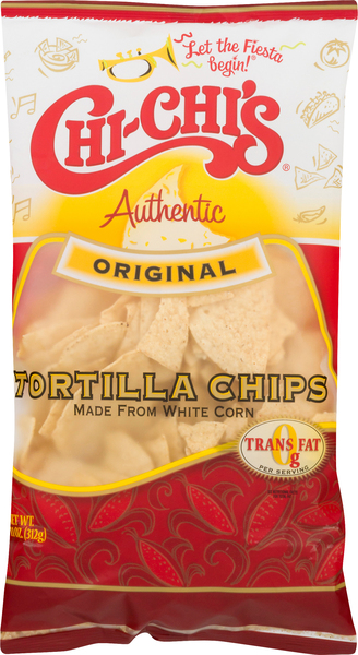 CHI CHIS Tortilla Chips, Original, Authentic