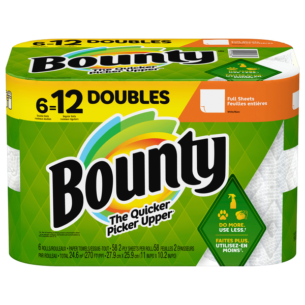 Bounty Paper Towels, Full Sheets, 2-Ply