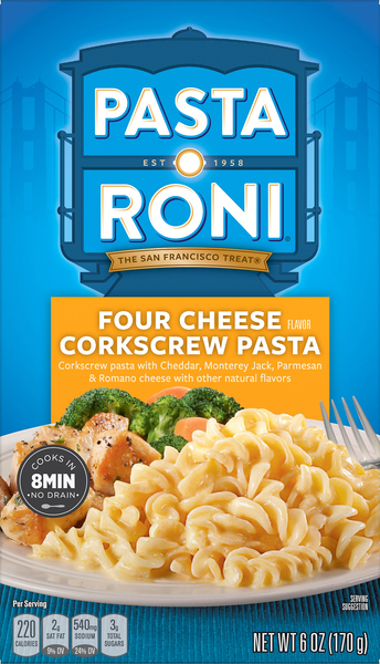 Pasta Roni Pasta, Corkscrew, Four Cheese