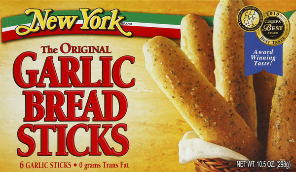 New York Bread Sticks, The Original, Garlic
