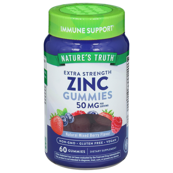 Nature's Truth Zinc, 50 mg, Gummies, Extra Strength