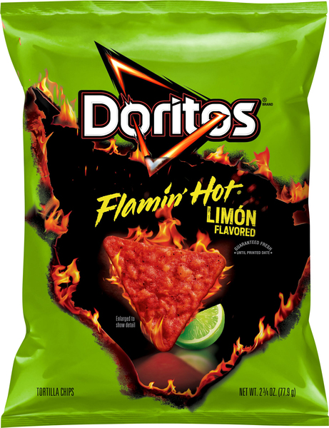Doritos Tortilla Chips, Flamin' Hot Limon