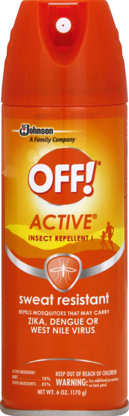 Off Insect Repellent I, Sweat Resistant