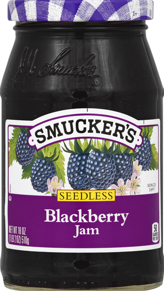 Smucker's Jam, Blackberry, Seedless