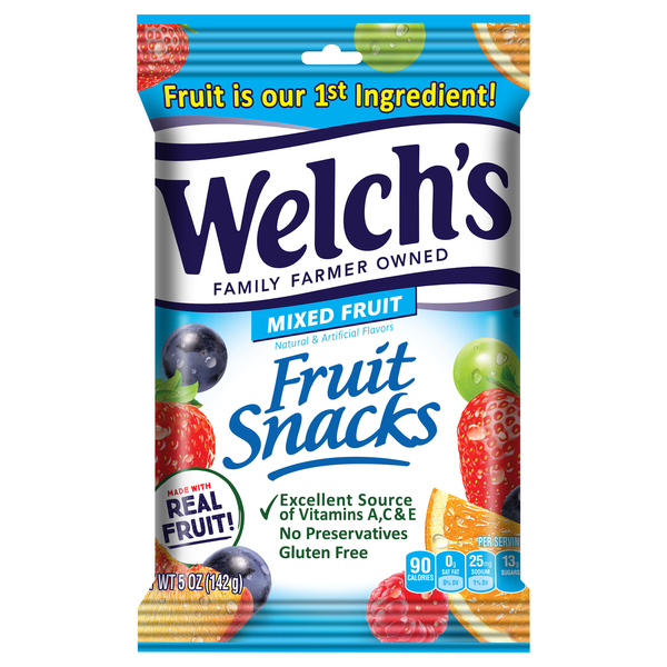 Welch's Fruit Snack, Mixed Fruit