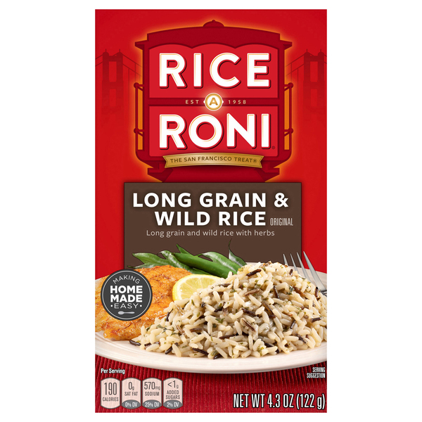 Rice-A-Roni Rice, Long Grain & Wild, Original