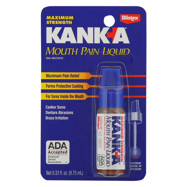 Kanka Mouth Pain Liquid, Maximum Strength