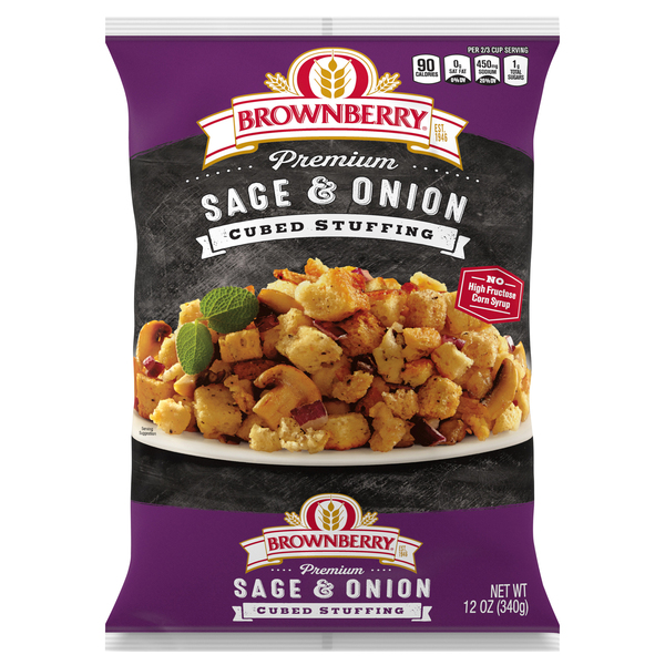 Brownberry Cubed Stuffing, Sage & Onion, Premium