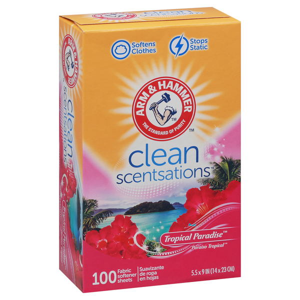 Arm & Hammer Fabric Softener Sheets, Tropical Paradise