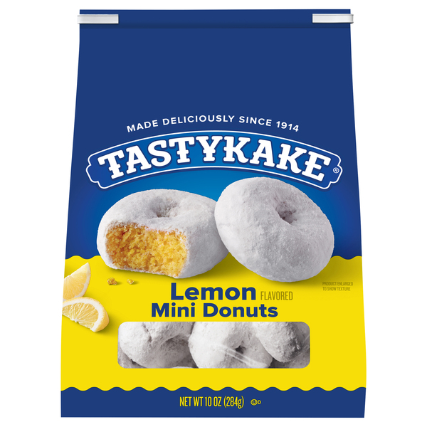 Tastykake Donuts, Lemon Flavored, Mini « Discount Drug Mart