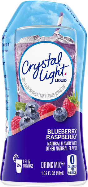 Crystal Light Sugar Free Blueberry Raspberry Liquid Drink Mix