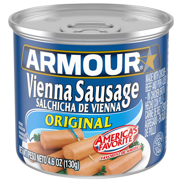 Armour Vienna Sausage Original Flavor Canned Sausage