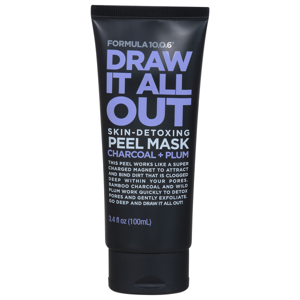 Formula 10.0.6 Peel Mask, Skin-Detoxing, Charcoal + Plum