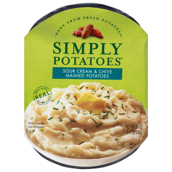 Simply Skinny Mashed Potato, Sour Cream & Chive