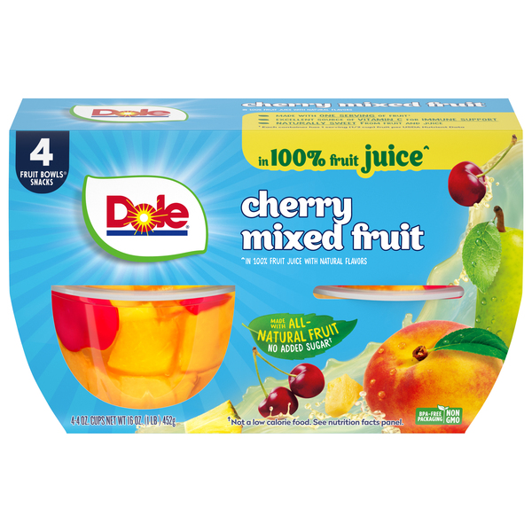 Dole Fruit Juice, Cherry Mixed Fruit