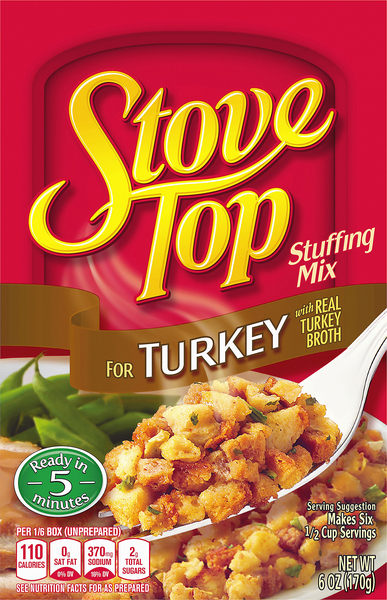 Stove Top Stuffing Mix, for Turkey