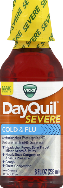 Vicks Cold & Flu, Severe, Max Strength