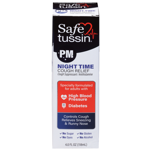 Safetussin Cough Relief, Night Time