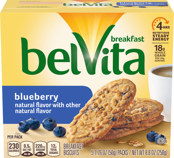 belVita Breakfast Biscuits, Blueberry