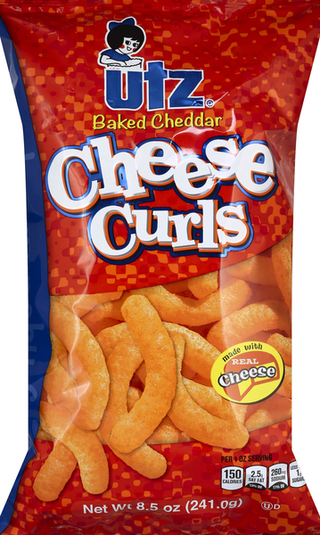 Utz Cheese Curls, Baked Cheddar