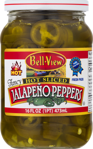 Bell View Jalapeno Peppers, Hot Sliced, Fresh Pack